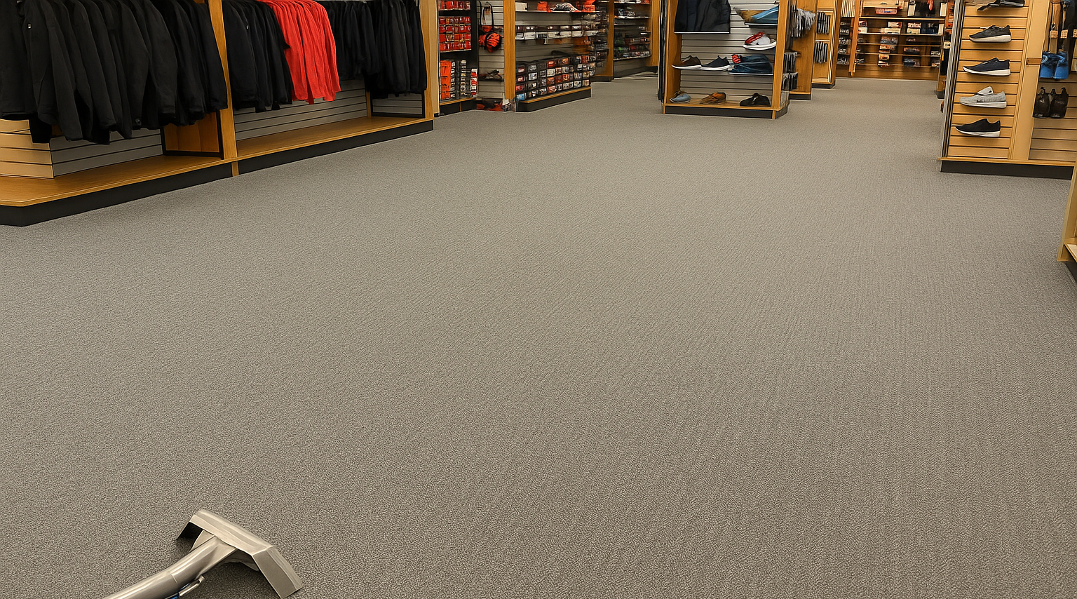 Clean commercial salesfloor